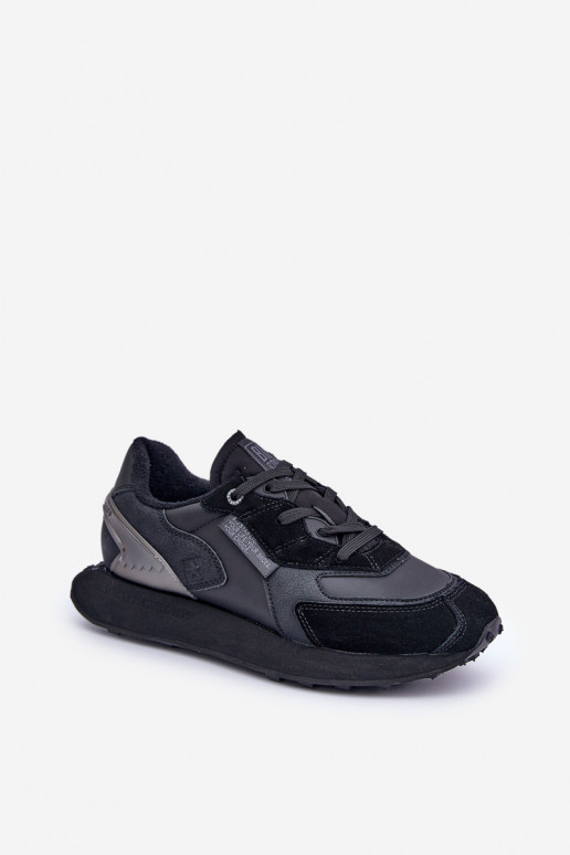 Pelle Scarpe modello sneakers Deveschio Big Star OO174297 Hi-Poly System colore nero Pelle Scarpe modello sneakers Deveschio Big Star OO174297 Hi-Poly System colore nero
