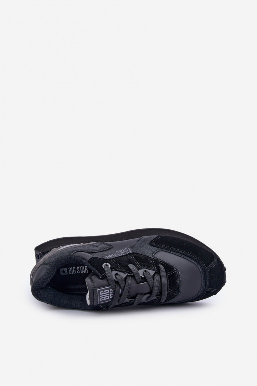 Pelle Scarpe modello sneakers Deveschio Big Star OO174297 Hi-Poly System colore nero Pelle Scarpe modello sneakers Deveschio Big Star OO174297 Hi-Poly System colore nero