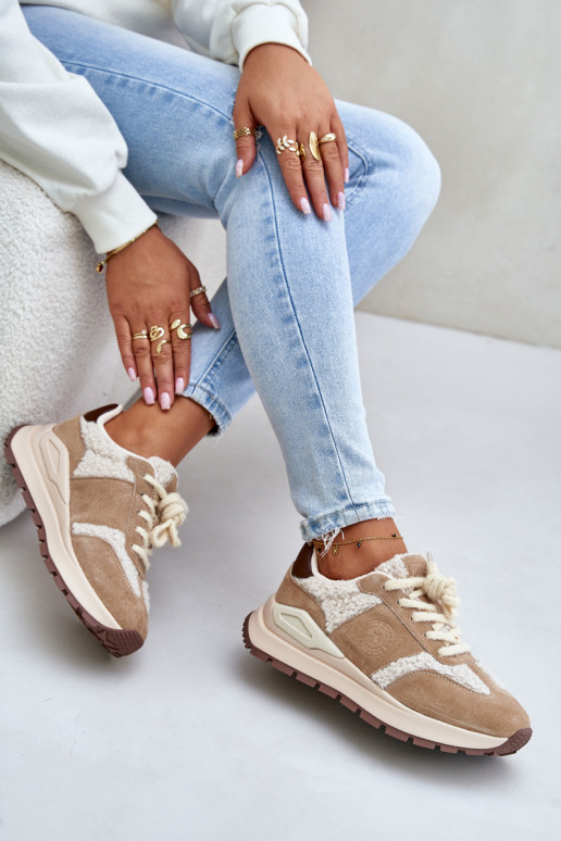 riscaldamento Scarpe modello sneakers Femminile Pelle Big Star OO274A317 HI-POLY SYSTEM beige riscaldamento Scarpe modello sneakers Femminile Pelle Big Star OO274A317 HI-POLY SYSTEM beige