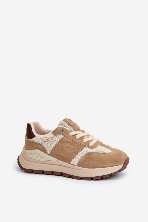 riscaldamento Scarpe modello sneakers Femminile Pelle Big Star OO274A317 HI-POLY SYSTEM beige riscaldamento Scarpe modello sneakers Femminile Pelle Big Star OO274A317 HI-POLY SYSTEM beige