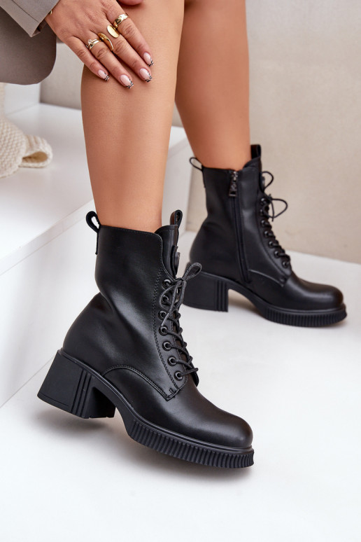 riscaldamento Stivali da donna Realizzato in pelle naturale Vinceza 66671 colore nero riscaldamento Stivali da donna Realizzato in pelle naturale Vinceza 66671 colore nero