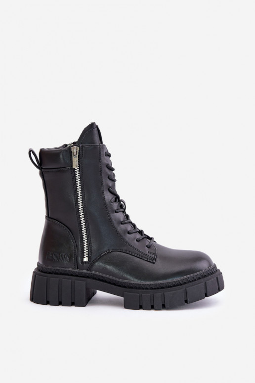 riscaldamento Stivaletti da lavoro Femminile in ecopelle Big Star MM274578 colore nero