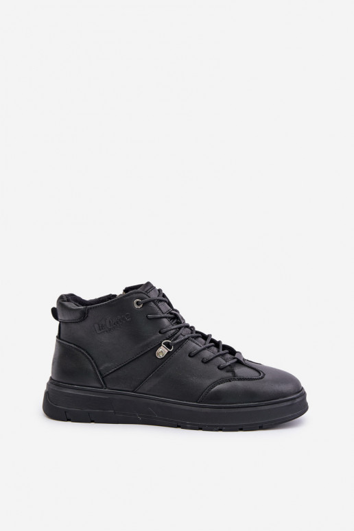 Pelle riscaldamento Stivali modello sneakers Deveschio Lee Cooper LCJ-24-33-2913 colore nero