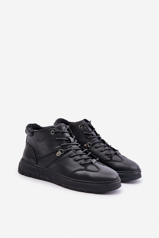 Pelle riscaldamento Stivali modello sneakers Deveschio Lee Cooper LCJ-24-33-2913 colore nero