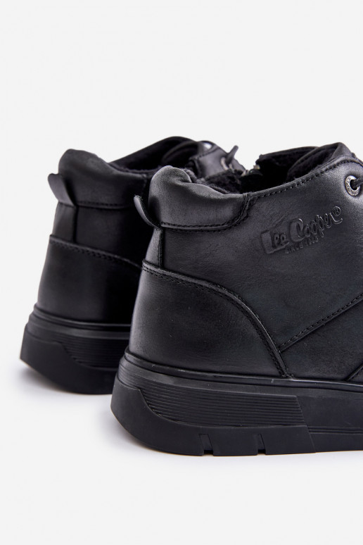Pelle riscaldamento Stivali modello sneakers Deveschio Lee Cooper LCJ-24-33-2913 colore nero