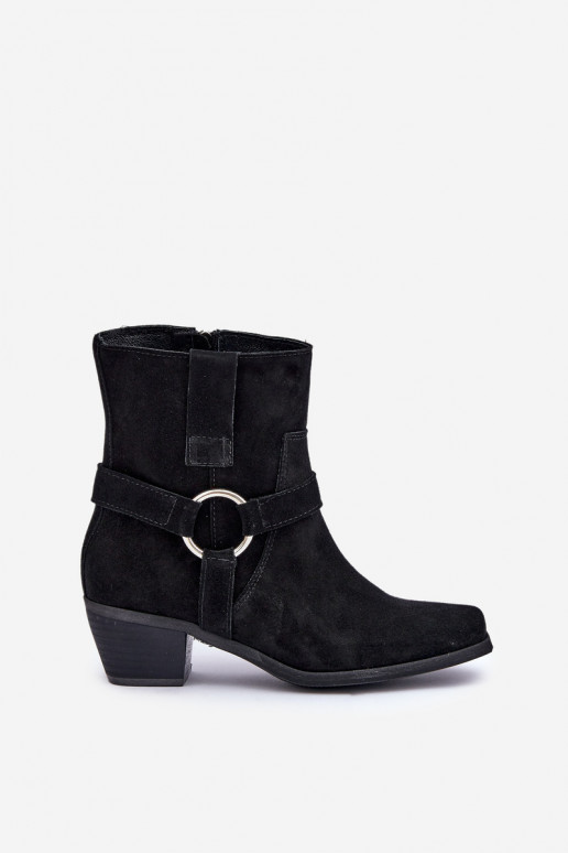 StivaliAbilitatoturalnego dalla pelle scamosciatau con i tacchi Zazoo 3444/2 colore nero StivaliAbilitatoturalnego dalla pelle scamosciatau con i tacchi Zazoo 3444/2 colore nero