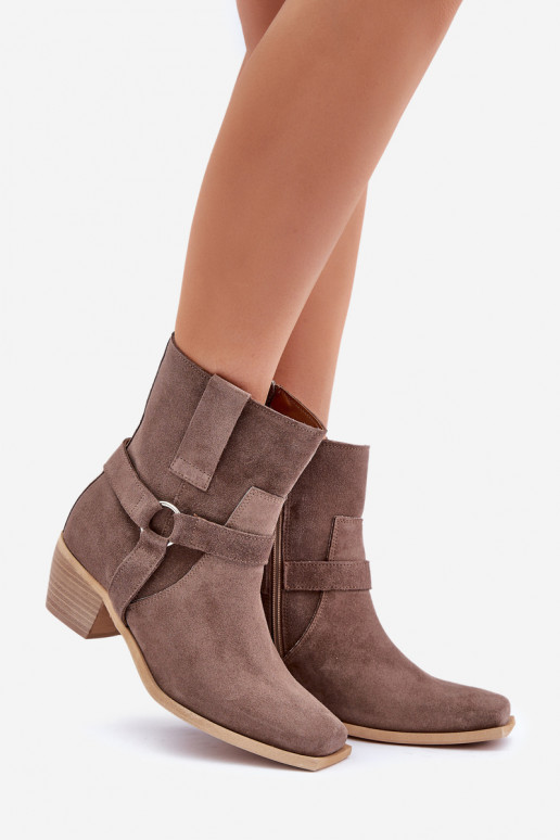 StivaliAbilitatoturalnego dalla pelle scamosciatau con i tacchi Zazoo 3444/2 colore marrone StivaliAbilitatoturalnego dalla pelle scamosciatau con i tacchi Zazoo 3444/2 colore marrone