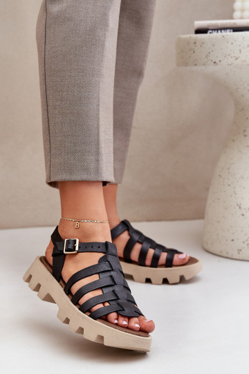 Sandali da donna Zazoo 3695 neri 2