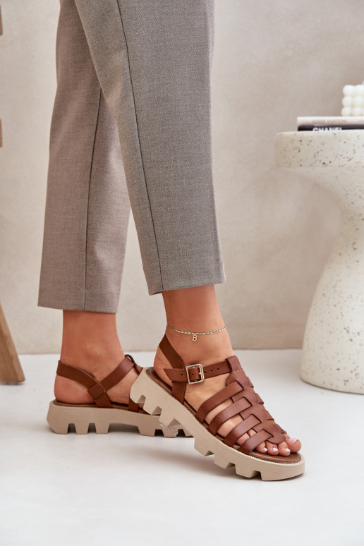 Sandali da donna Femminile Zazoo 3695 colore marrone Sandali da donna Femminile Zazoo 3695 colore marrone