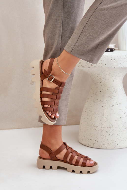 Sandali da donna Femminile Zazoo 3695 colore marrone Sandali da donna Femminile Zazoo 3695 colore marrone