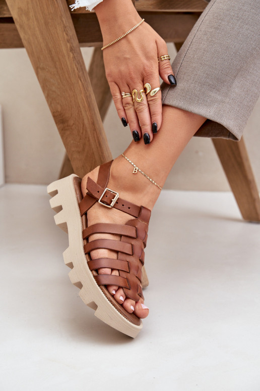 Sandali da donna Femminile Zazoo 3695 colore marrone Sandali da donna Femminile Zazoo 3695 colore marrone