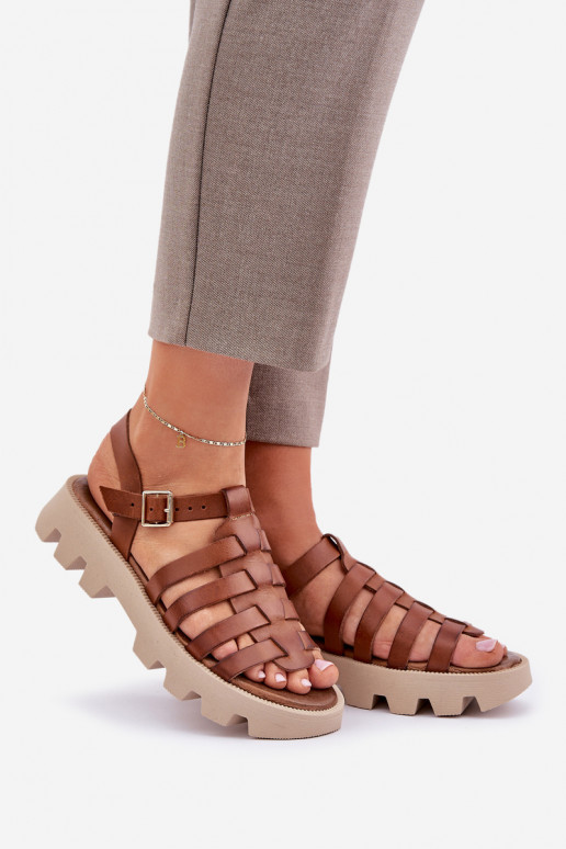 Sandali da donna Femminile Zazoo 3695 colore marrone Sandali da donna Femminile Zazoo 3695 colore marrone