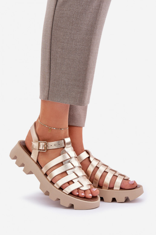 Sandali da donna Femminile Zazoo 3695 colore dorato Sandali da donna Femminile Zazoo 3695 colore dorato