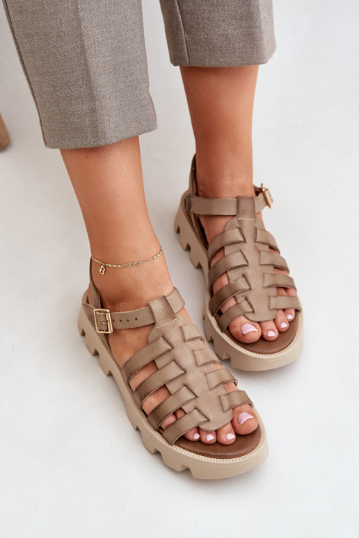 Sandali da donna Femminile Zazoo 3695 beige Sandali da donna Femminile Zazoo 3695 beige