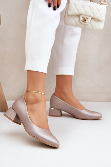 Pelle Scarpe LeAski 3118 beige 2