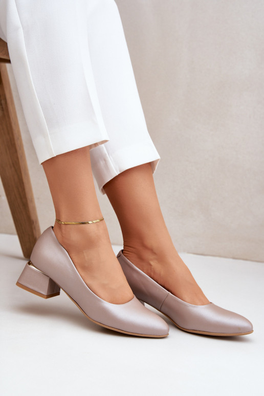 Pelle Scarpe LeAski 3118 beige Pelle Scarpe LeAski 3118 beige