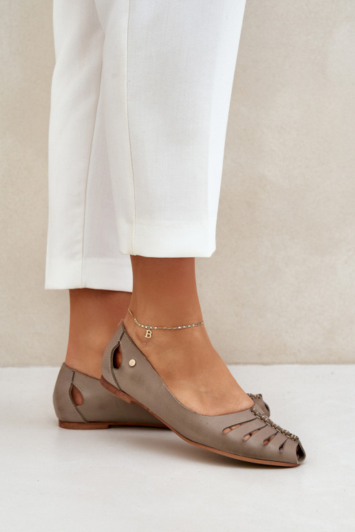 Zazoo 10009 Comode ballerine in pelle naturale Femminile beige Zazoo 10009 Comode ballerine in pelle naturale Femminile beige