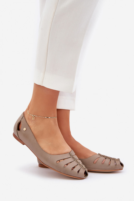 Zazoo 10009 Comode ballerine in pelle naturale Femminile beige Zazoo 10009 Comode ballerine in pelle naturale Femminile beige