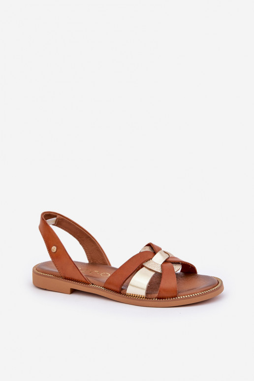 Zazoo 40382 Sandali da donna Pelle colore marrone Zazoo 40382 Sandali da donna Pelle colore marrone