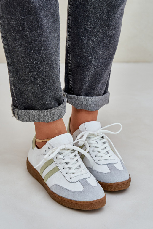 Zazoo N1068 Pelle Basso Scarpe modello sneakers Femminile Colore bianco Zazoo N1068 Pelle Basso Scarpe modello sneakers Femminile Colore bianco