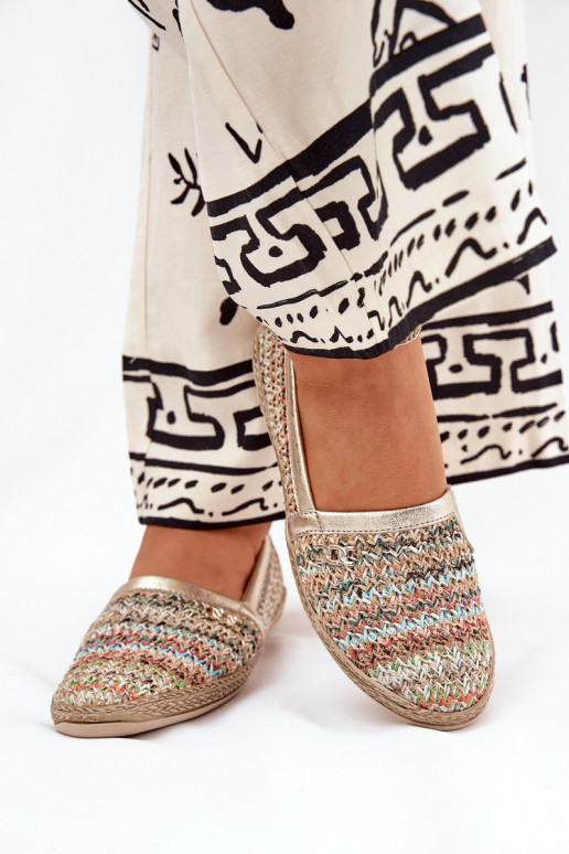 Stile elegante Espadrillas in pelle Con treccia Zazoo 10178 Colori differenti