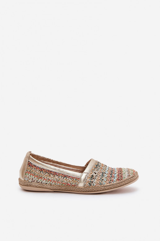 Stile elegante Espadrillas in pelle Con treccia Zazoo 10178 Colori differenti