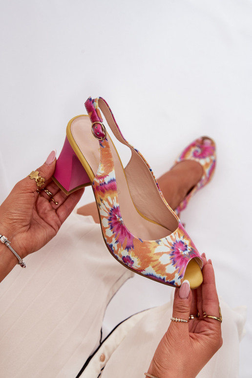 Pelle Elegantellato Sandali con tacco alto da donna D&A CR51-006 Colori differenti