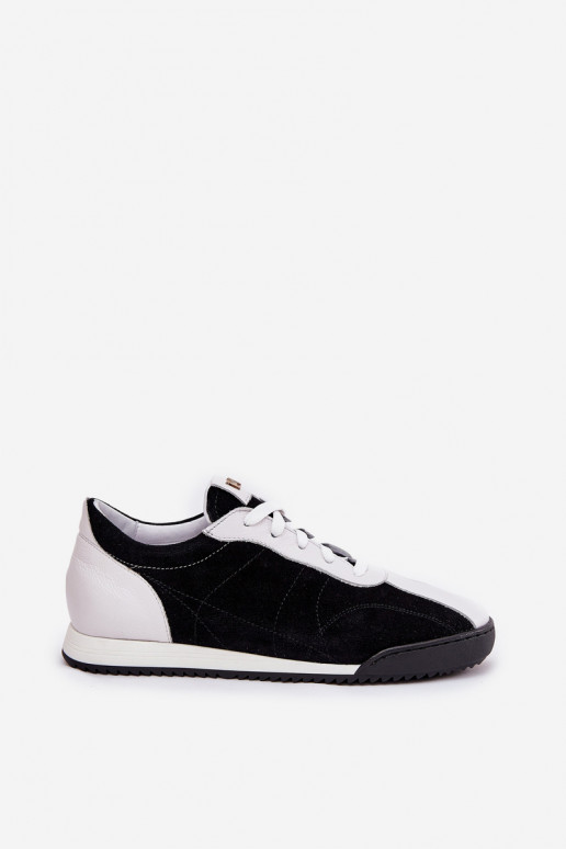 Pelle scarpe da ginnastica Femminile Laura Messi 2935 colore nero Pelle scarpe da ginnastica Femminile Laura Messi 2935 colore nero