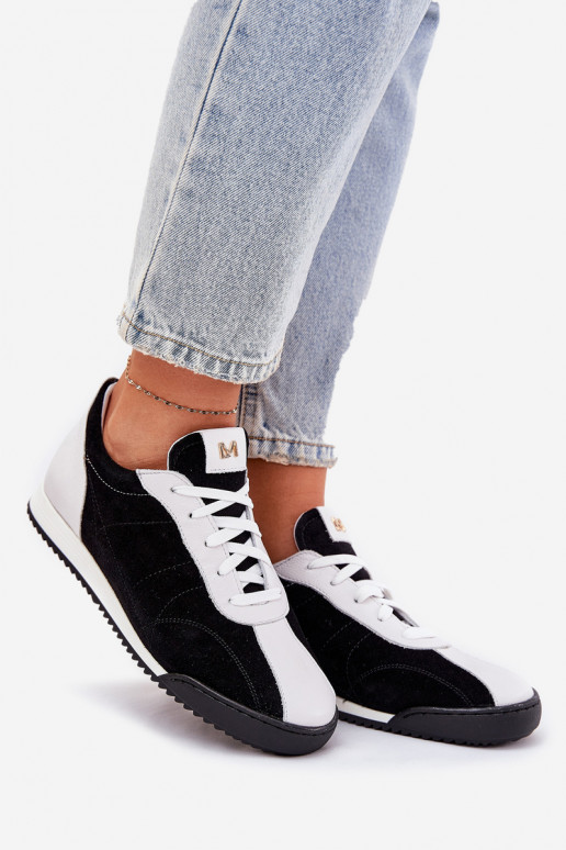 Pelle scarpe da ginnastica Femminile Laura Messi 2935 colore nero Pelle scarpe da ginnastica Femminile Laura Messi 2935 colore nero