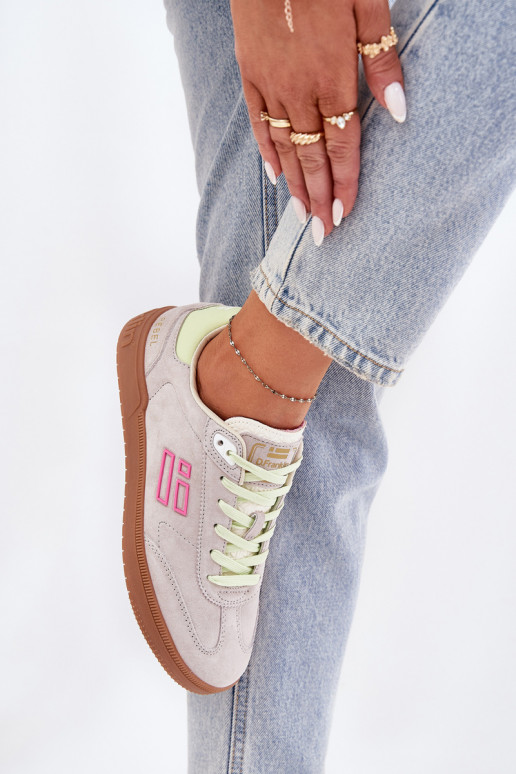 dalla pelle scamosciata scarpe da ginnastica Scarpe modello sneakers Femminile D.Franklin DFSH387005 Zgaszona Biel dalla pelle scamosciata scarpe da ginnastica Scarpe modello sneakers Femminile D.Franklin DFSH387005 Zgaszona Biel