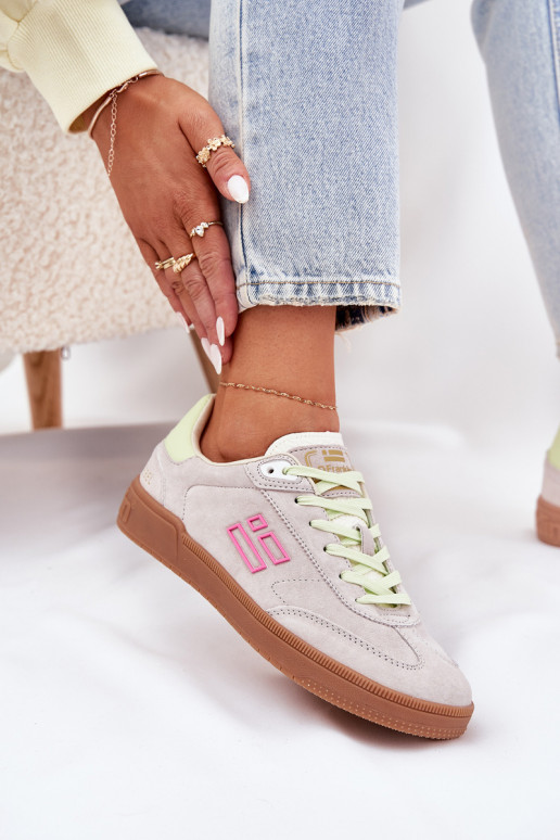 dalla pelle scamosciata scarpe da ginnastica Scarpe modello sneakers Femminile D.Franklin DFSH387005 Zgaszona Biel dalla pelle scamosciata scarpe da ginnastica Scarpe modello sneakers Femminile D.Franklin DFSH387005 Zgaszona Biel