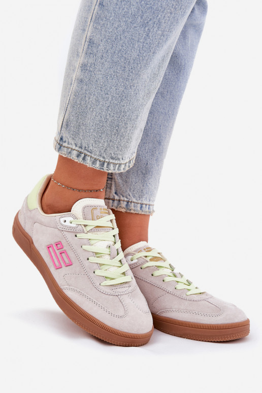 dalla pelle scamosciata scarpe da ginnastica Scarpe modello sneakers Femminile D.Franklin DFSH387005 Zgaszona Biel dalla pelle scamosciata scarpe da ginnastica Scarpe modello sneakers Femminile D.Franklin DFSH387005 Zgaszona Biel