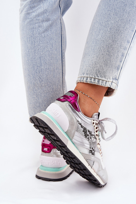 Scarpe modello sneakers scarpe da ginnastica Femminile D.Franklin DFSH378006 color argento Scarpe modello sneakers scarpe da ginnastica Femminile D.Franklin DFSH378006 color argento