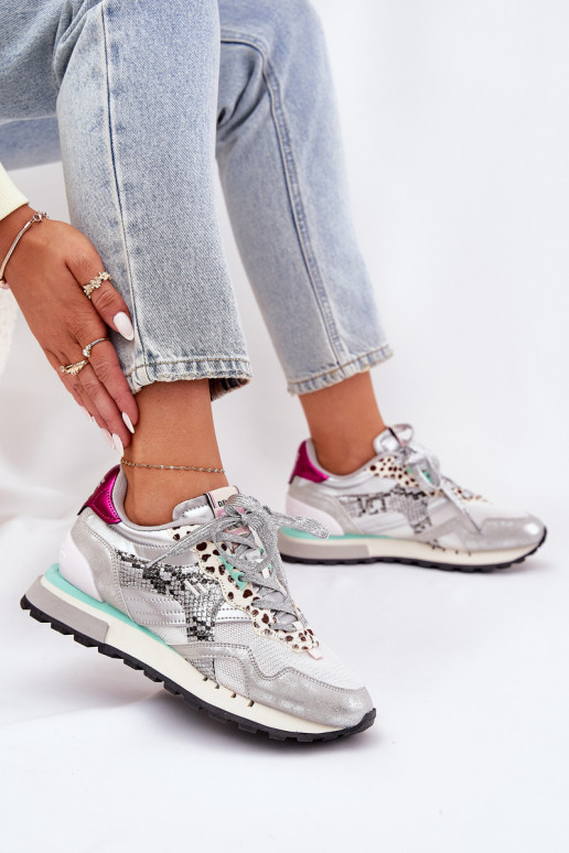 Scarpe modello sneakers scarpe da ginnastica Femminile D.Franklin DFSH378006 color argento Scarpe modello sneakers scarpe da ginnastica Femminile D.Franklin DFSH378006 color argento