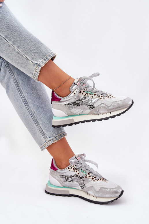 Scarpe modello sneakers scarpe da ginnastica Femminile D.Franklin DFSH378006 color argento Scarpe modello sneakers scarpe da ginnastica Femminile D.Franklin DFSH378006 color argento