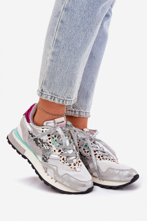 Scarpe modello sneakers scarpe da ginnastica Femminile D.Franklin DFSH378006 color argento Scarpe modello sneakers scarpe da ginnastica Femminile D.Franklin DFSH378006 color argento