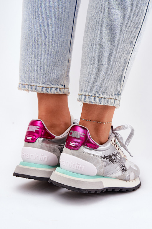 Scarpe modello sneakers scarpe da ginnastica Femminile D.Franklin DFSH378006 color argento Scarpe modello sneakers scarpe da ginnastica Femminile D.Franklin DFSH378006 color argento