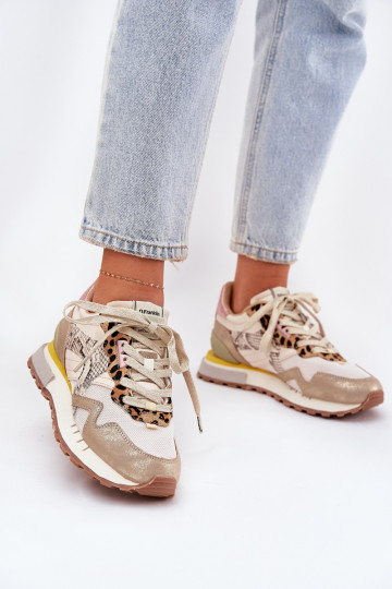 Scarpe modello sneakers scarpe da ginnastica Femminile D.Franklin DFSH378006 colore dorato