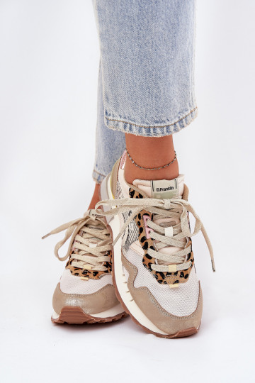 Scarpe modello sneakers scarpe da ginnastica Femminile D.Franklin DFSH378006 colore dorato 2