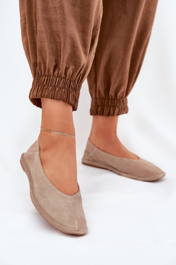 Ballerine in camoscio da donna Big Star RR274082 sabbia 2