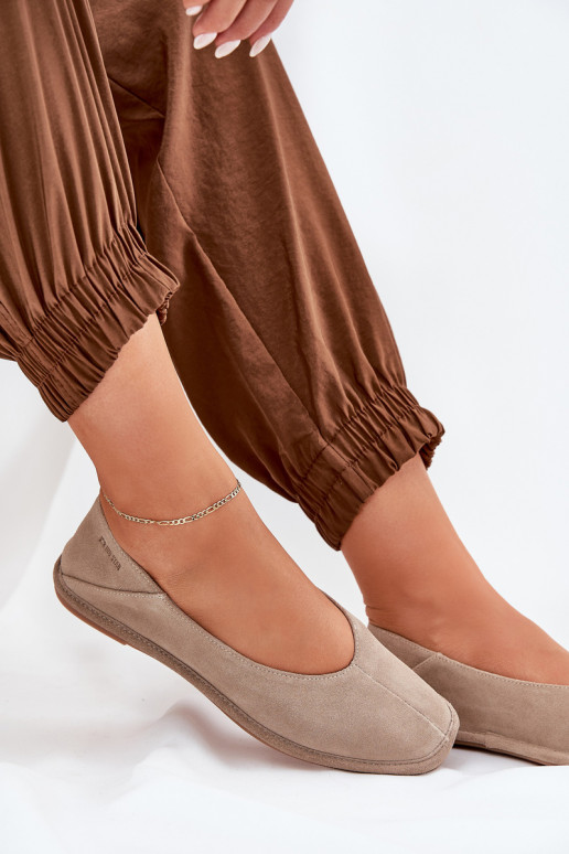 Ballerine in camoscio Femminile Big Star RR274082 beige Ballerine in camoscio Femminile Big Star RR274082 beige