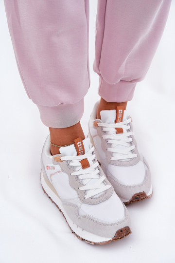 dalla pelle scamosciata  scarpe da ginnastica Femminile Big Star RR274235 HI-POLY SYSTEM beige