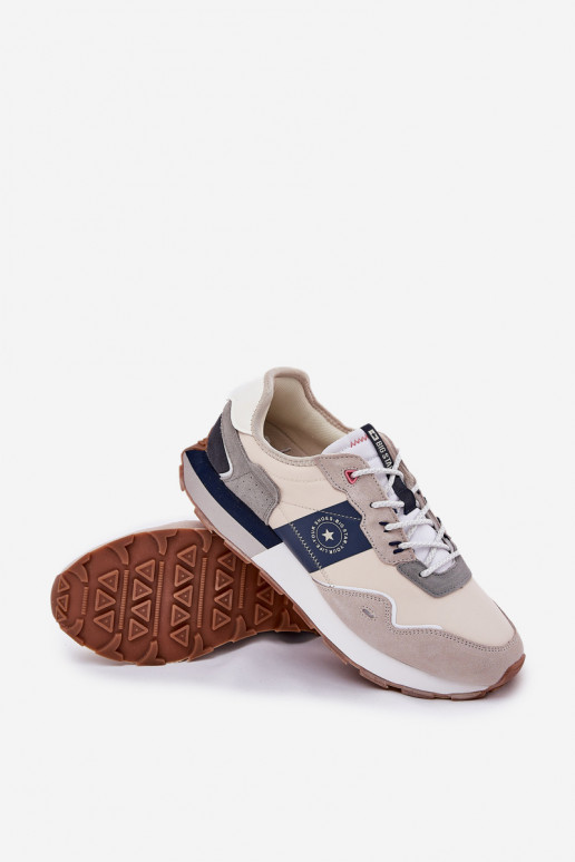 dalla pelle scamosciata Scarpe modello sneakers Deveschio con una piattaforma Big Star RR174471 Hi-Poly System colore grigio dalla pelle scamosciata Scarpe modello sneakers Deveschio con una piattaforma Big Star RR174471 Hi-Poly System colore grigio