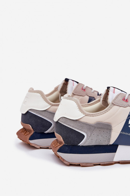 dalla pelle scamosciata Scarpe modello sneakers Deveschio con una piattaforma Big Star RR174471 Hi-Poly System colore grigio dalla pelle scamosciata Scarpe modello sneakers Deveschio con una piattaforma Big Star RR174471 Hi-Poly System colore grigio