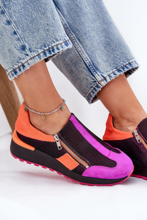 Scarpe modello Sneakers in pelle Deveciejka 06853-15 colore nero Scarpe modello Sneakers in pelle Deveciejka 06853-15 colore nero