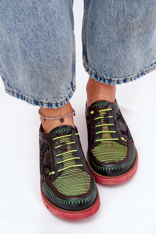 Pelle scarpe Femminile Elegantellato Deveciejka 06784-20 colore nero Pelle scarpe Femminile Elegantellato Deveciejka 06784-20 colore nero