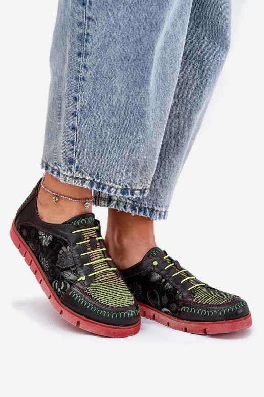 Pelle scarpe Femminile Elegantellato Deveciejka 06784-20 colore nero Pelle scarpe Femminile Elegantellato Deveciejka 06784-20 colore nero