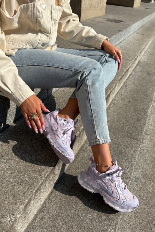 Pelle Scarpe modello sneakers Femminile GOE RR2N4081 Colore viola Pelle Scarpe modello sneakers Femminile GOE RR2N4081 Colore viola