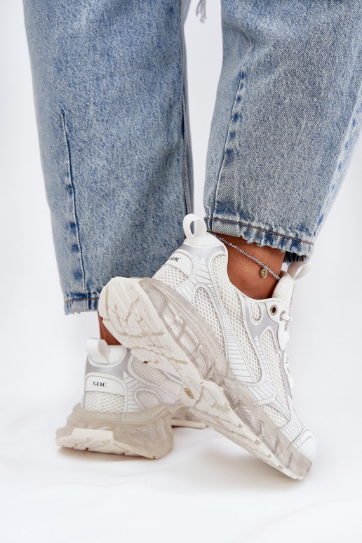 Pelle Scarpe modello sneakers Femminile GOE RR2N4083 beige Pelle Scarpe modello sneakers Femminile GOE RR2N4083 beige