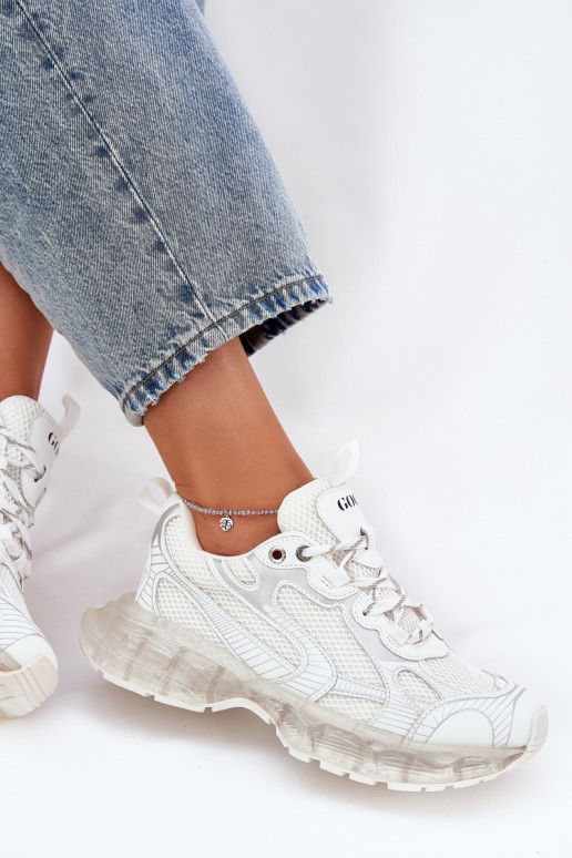 Pelle Scarpe modello sneakers Femminile GOE RR2N4083 beige Pelle Scarpe modello sneakers Femminile GOE RR2N4083 beige